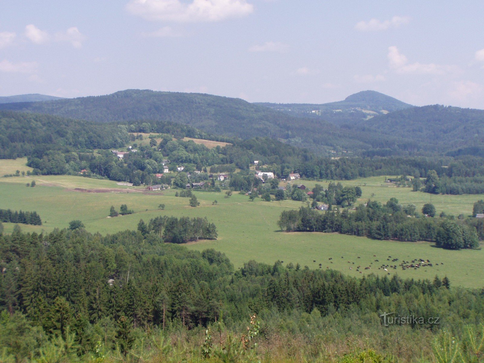 Pogled na Trávník sa Zelenog vrcha