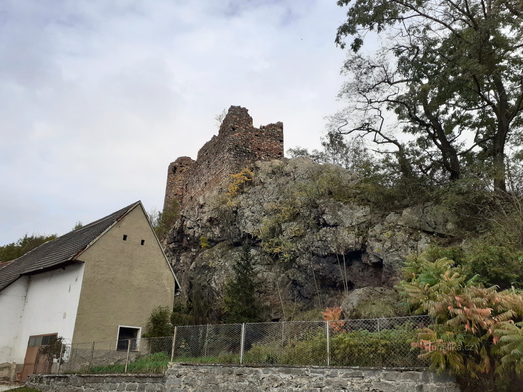 uitzicht op het fort vanuit het zuiden - vanaf de weg