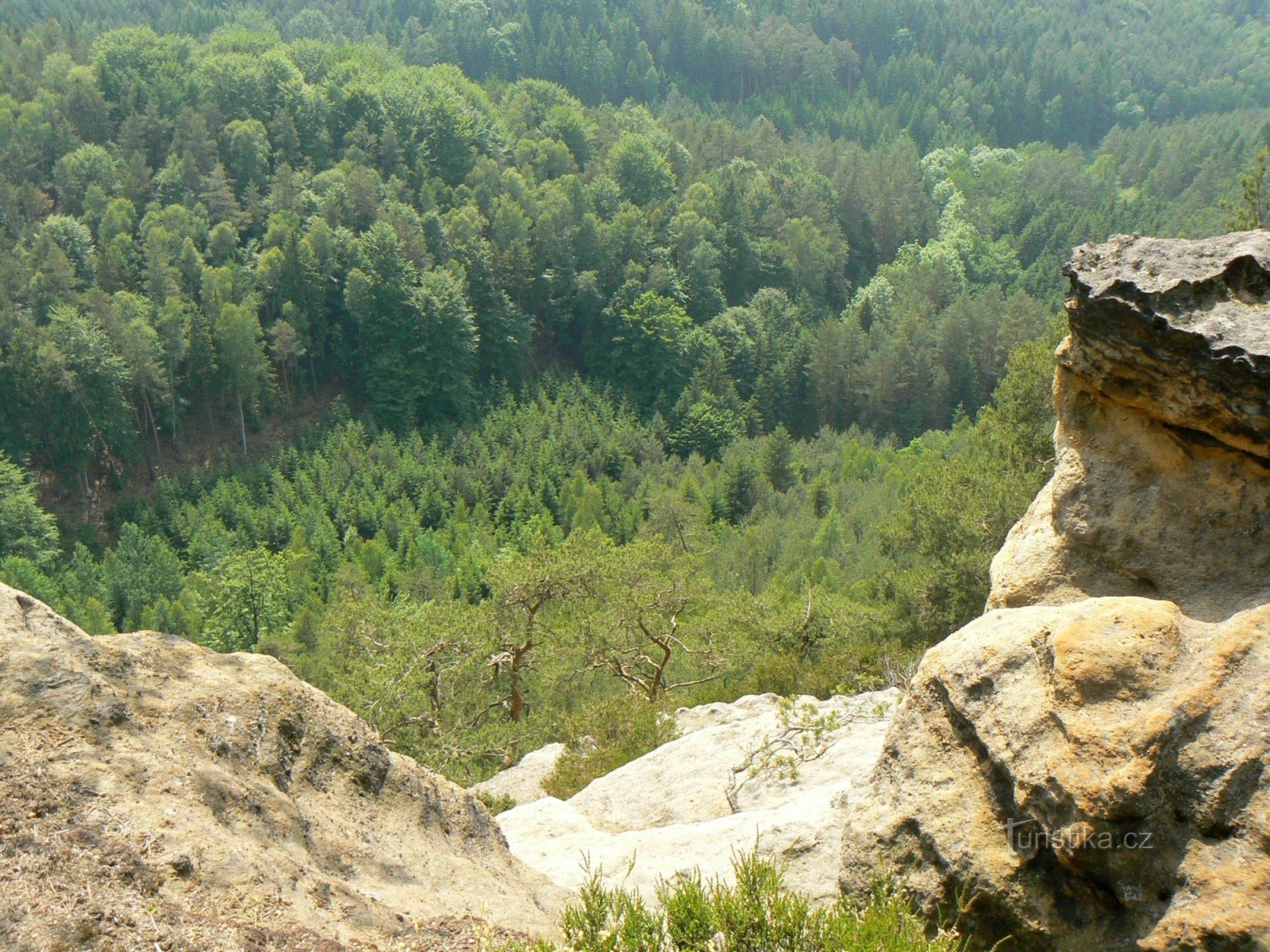 Vue sur la vallée