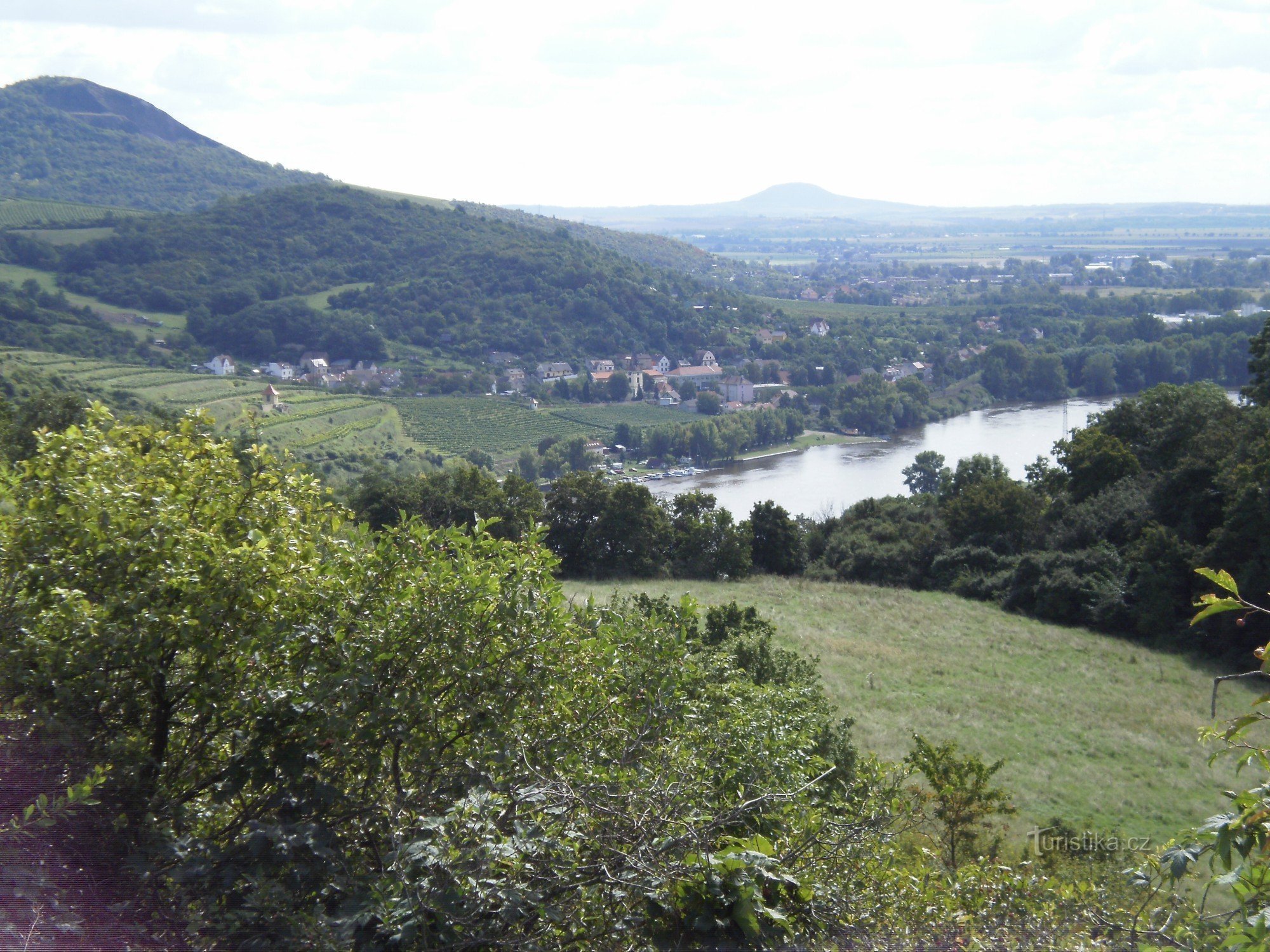 vue sur la vallée de l'Elbe