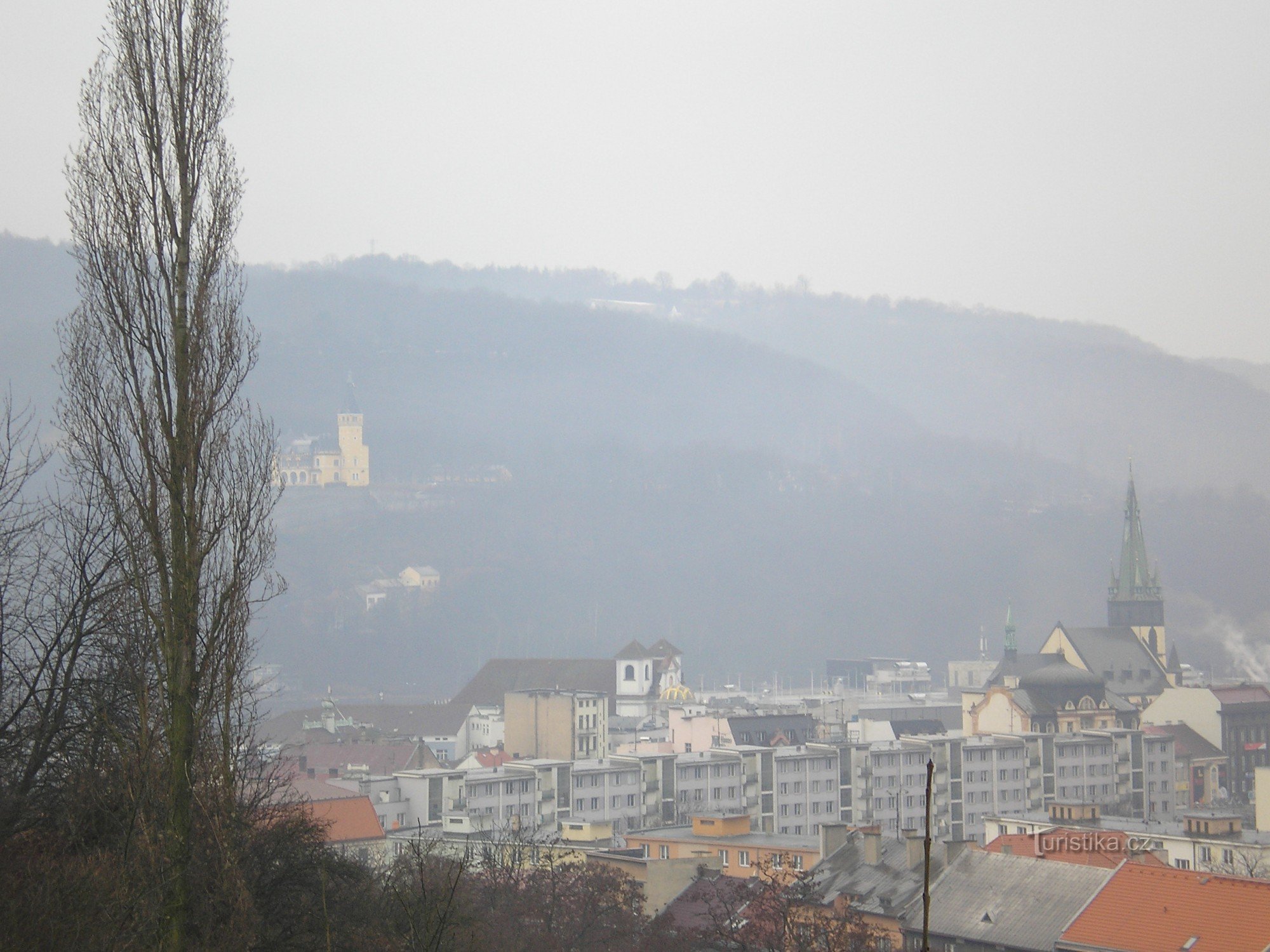 Widok na Ústí nad Labem