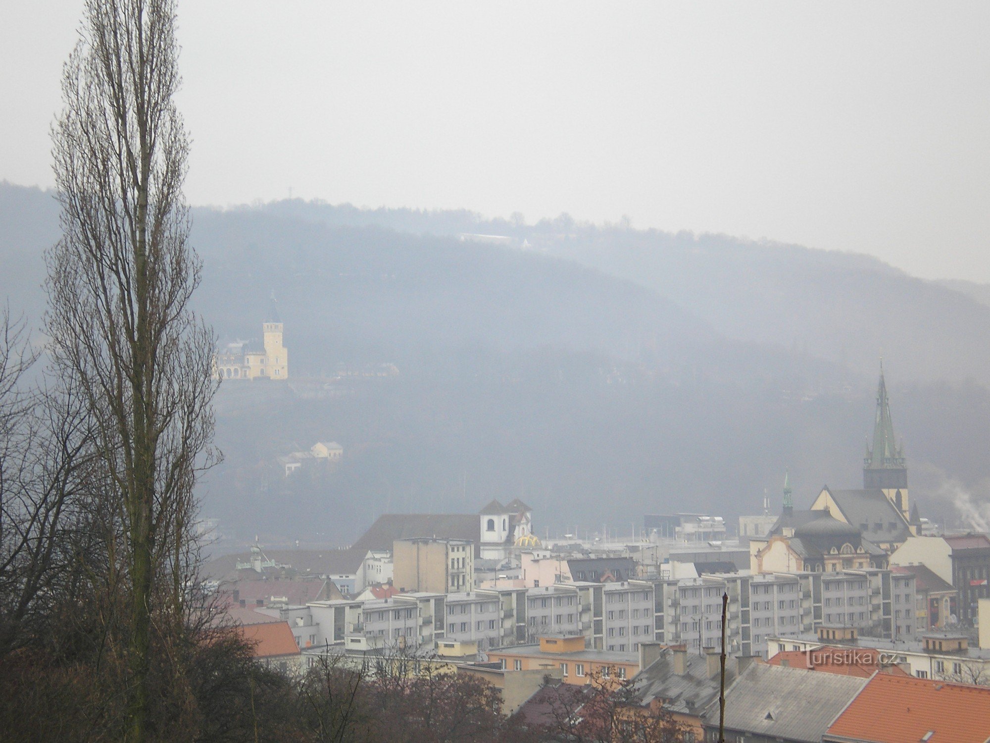 Udsigt over Ústí nad Labem