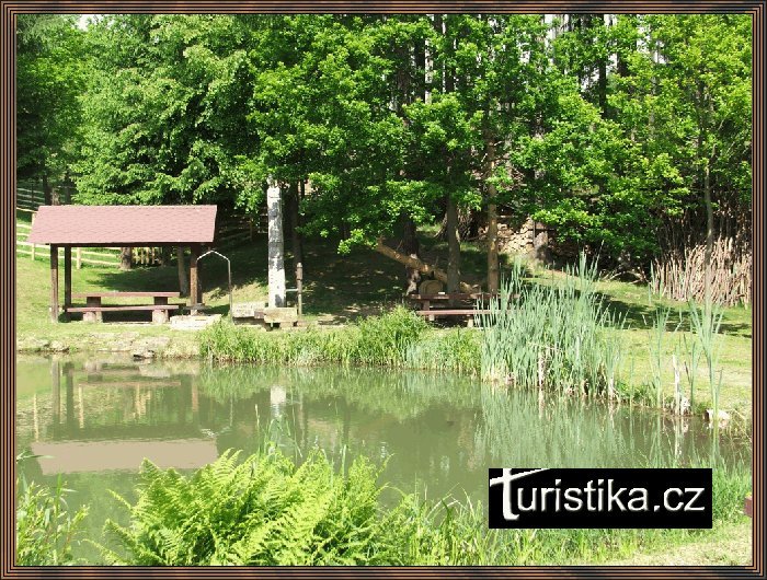 Blick auf Sitzgelegenheiten im Freien