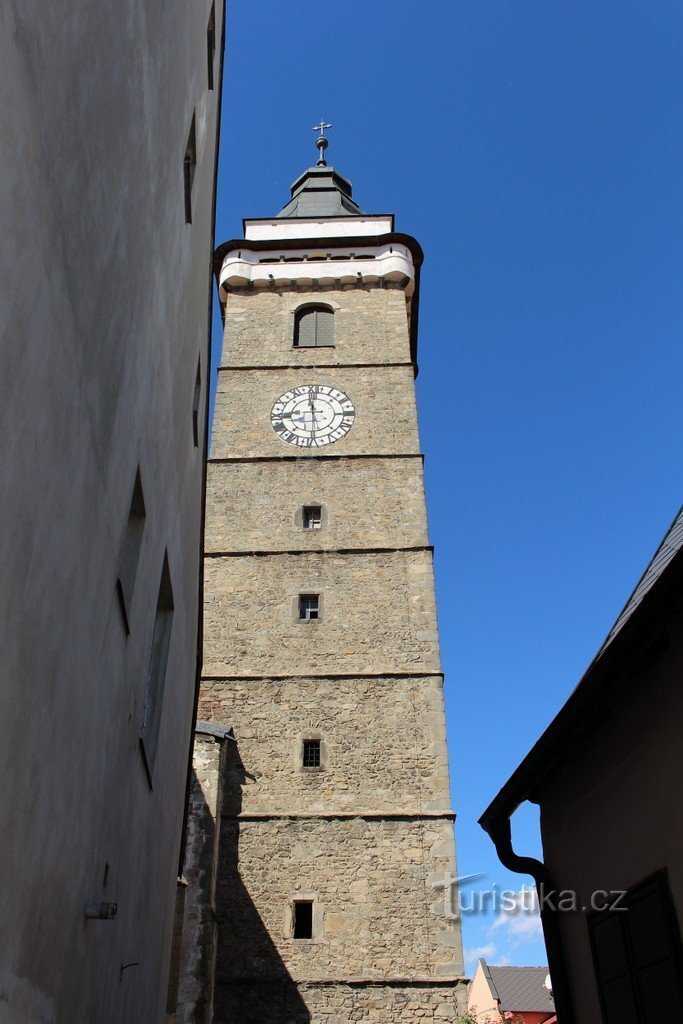 Blick auf den Turm von SE