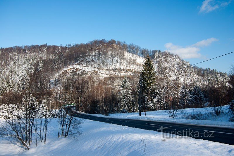 Widok na Vikštejn