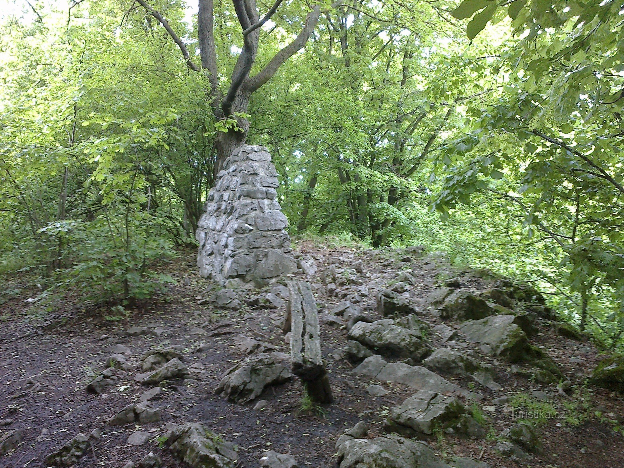 Blick auf den Gipfel des Šumbera