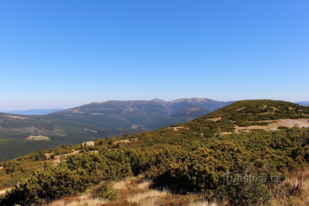 Blick auf das östliche Riesengebirge