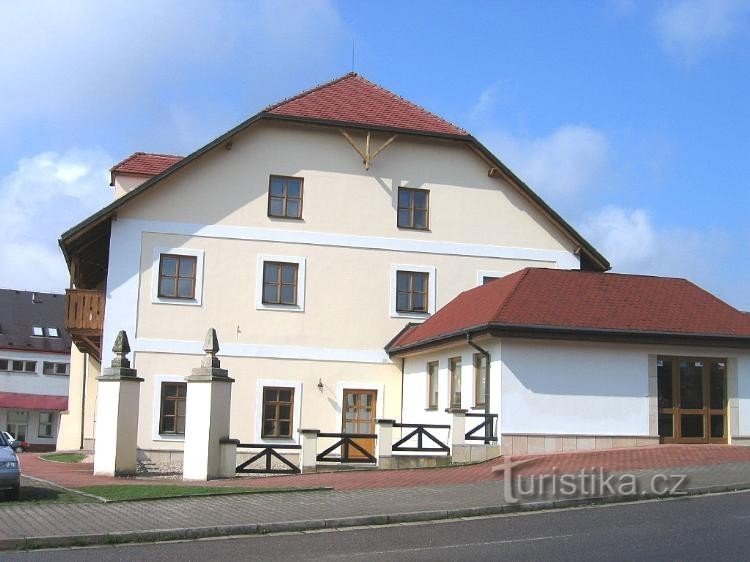 View of the castle from the main road