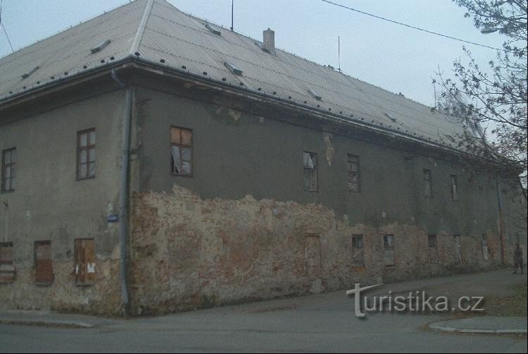 Widok budynku zamkowego od strony NE.