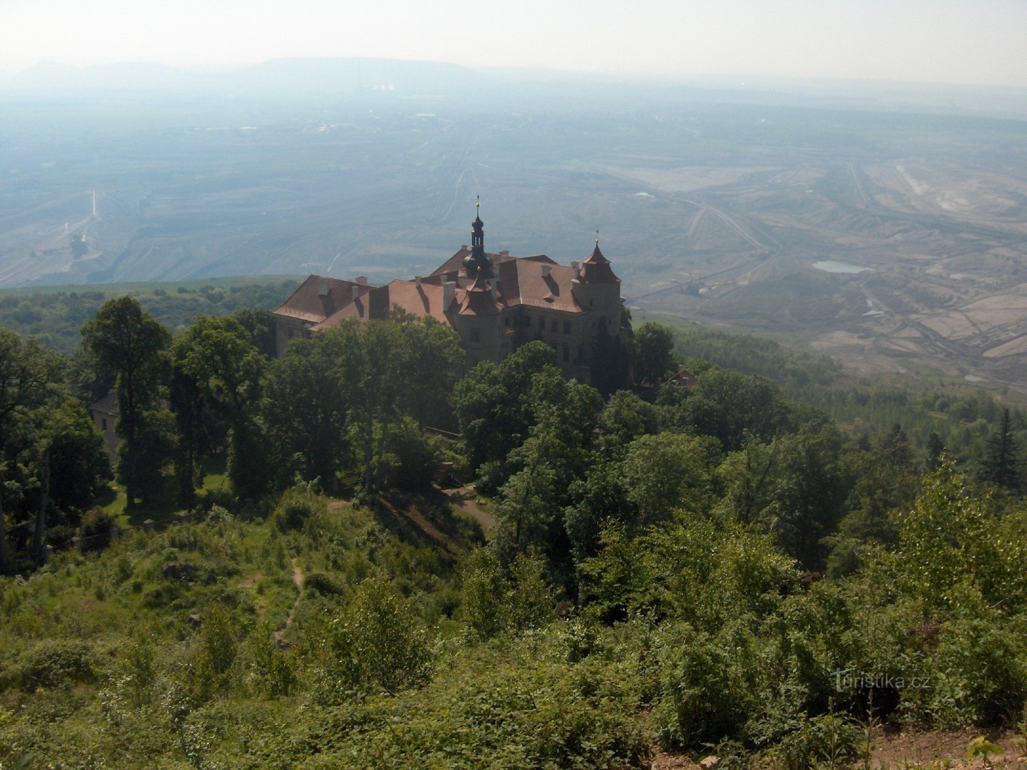 view of the castle