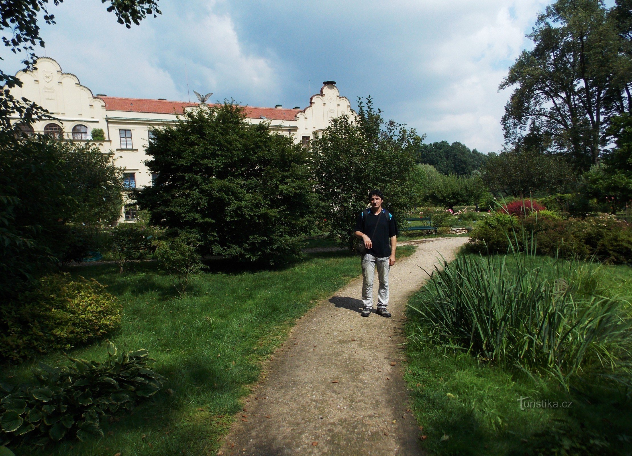 uitzicht op het kasteel