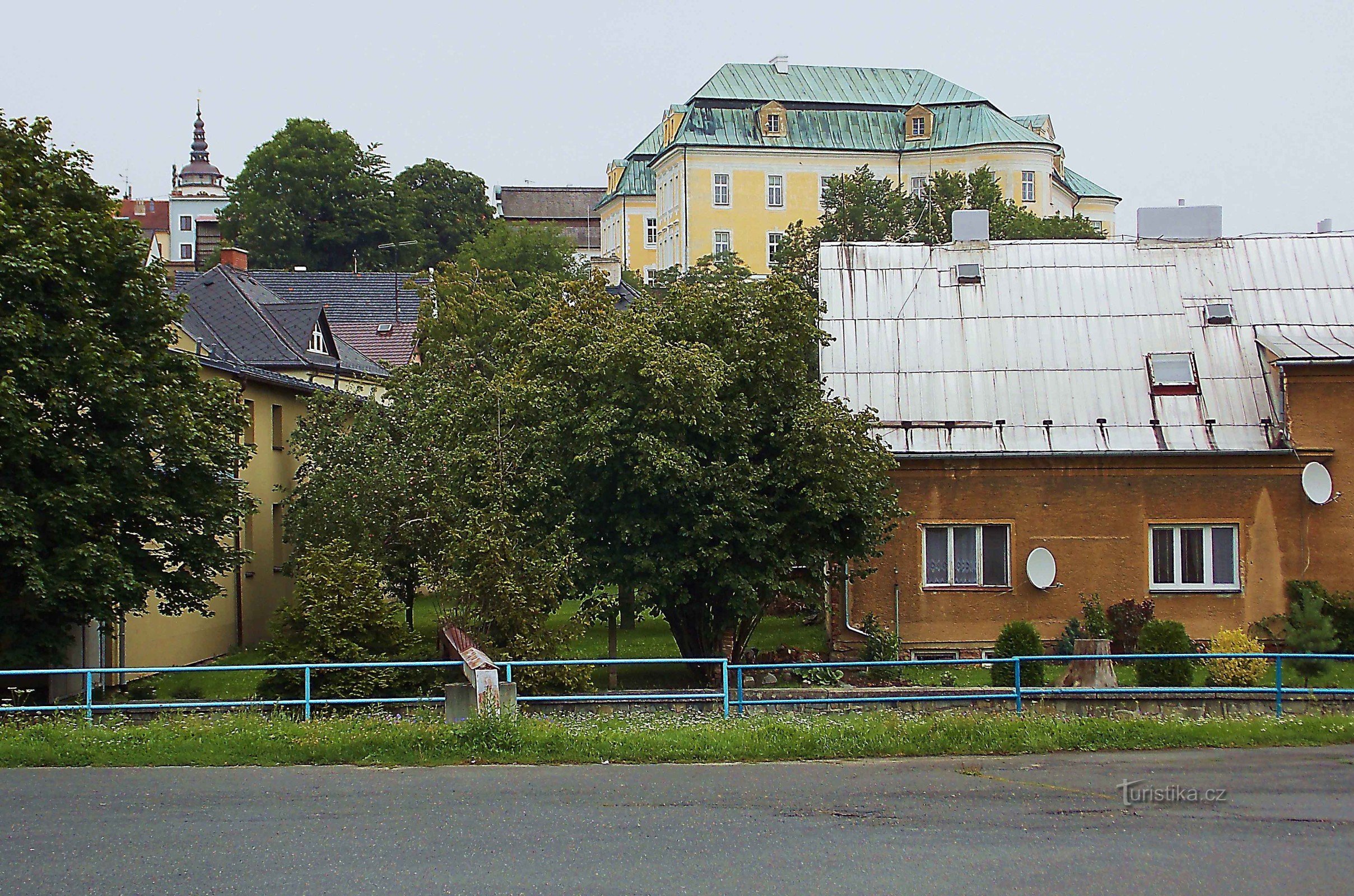 Udsigt over slottet