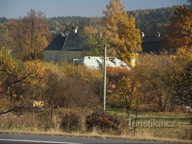 Utsikt över slottet från norr