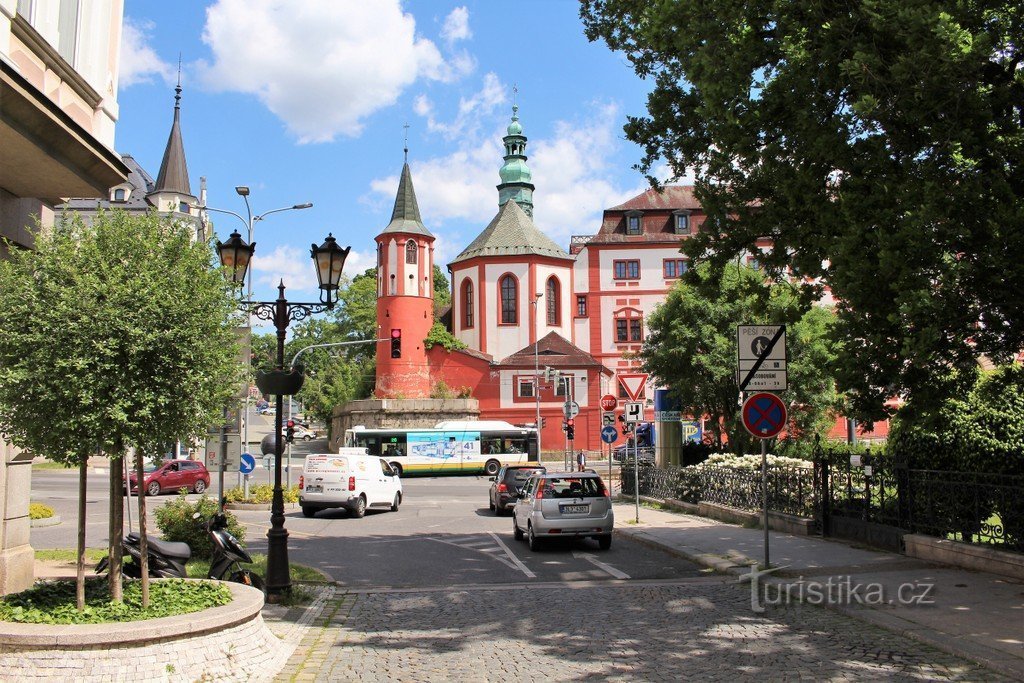 Pogled na dvorac iz Felberove ulice