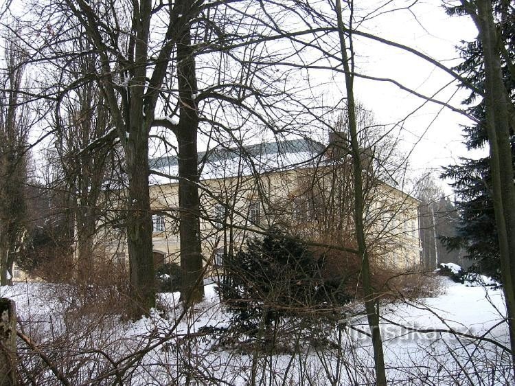 View of the castle from the park