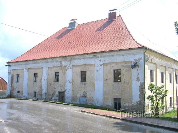 Uitzicht op het kasteel vanuit het noorden