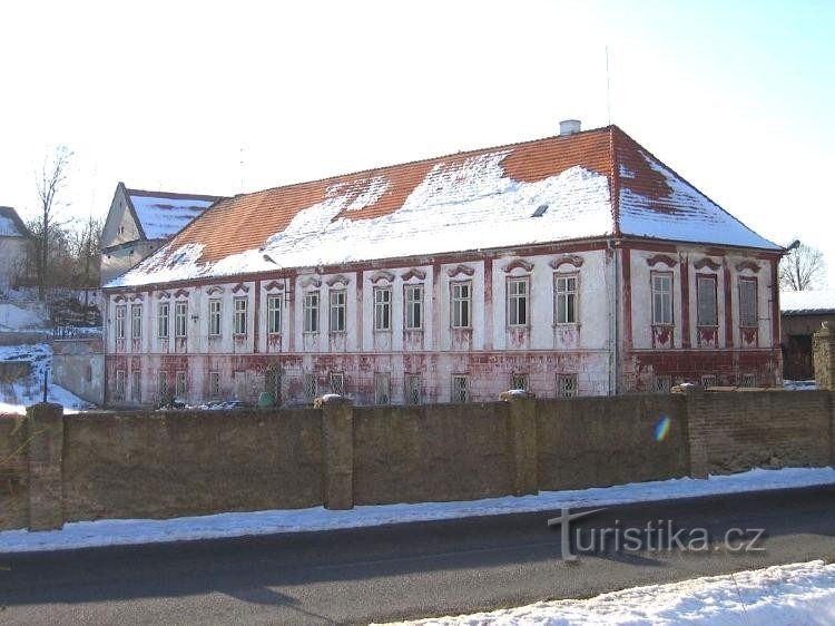 View of the castle from the road