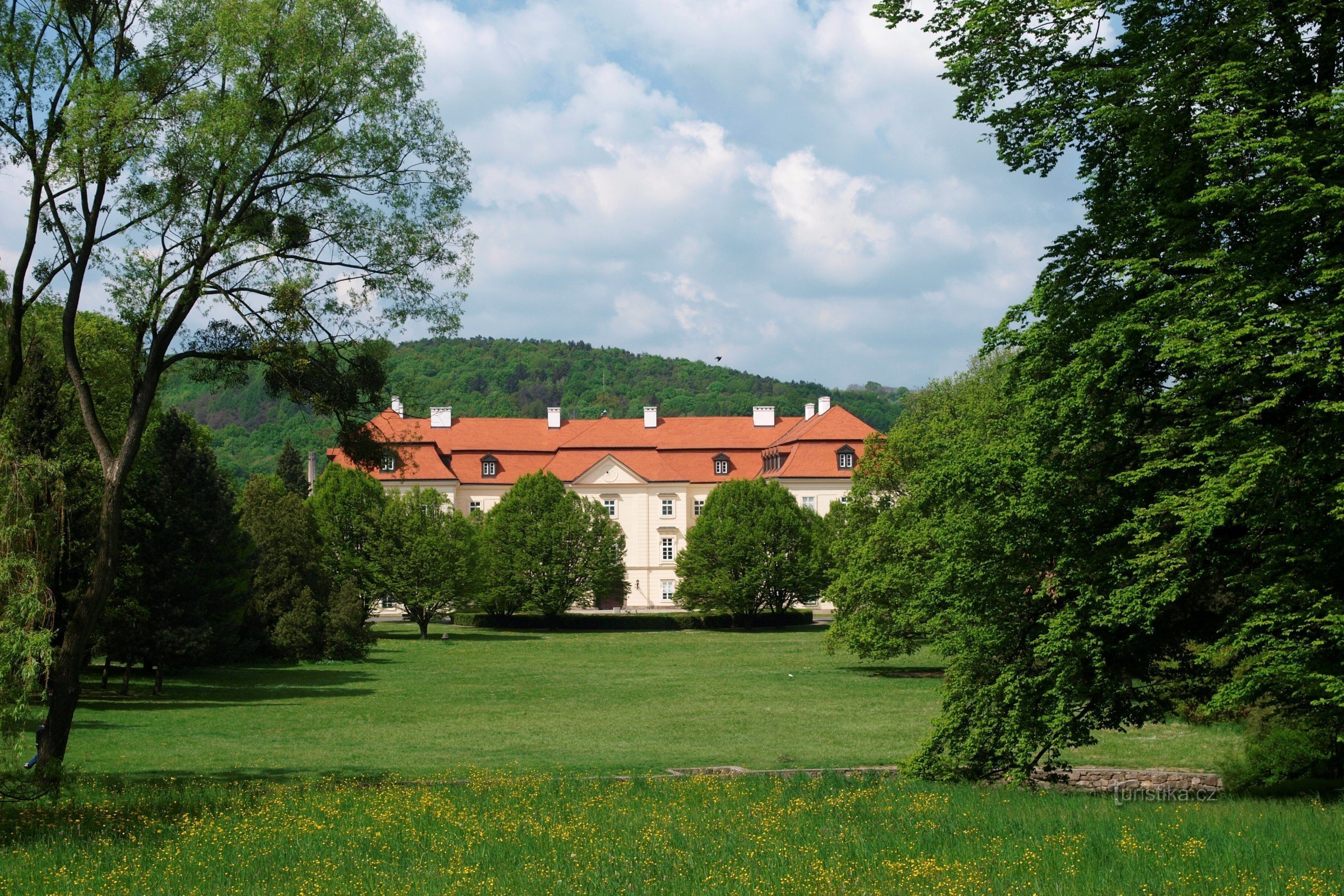 View of the castle from the castle park