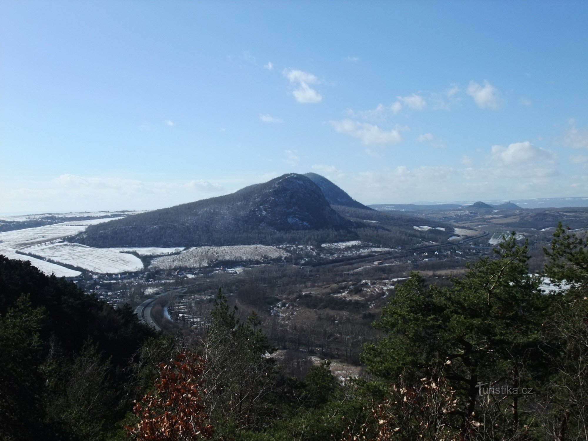 Pogled na Želenický vrch