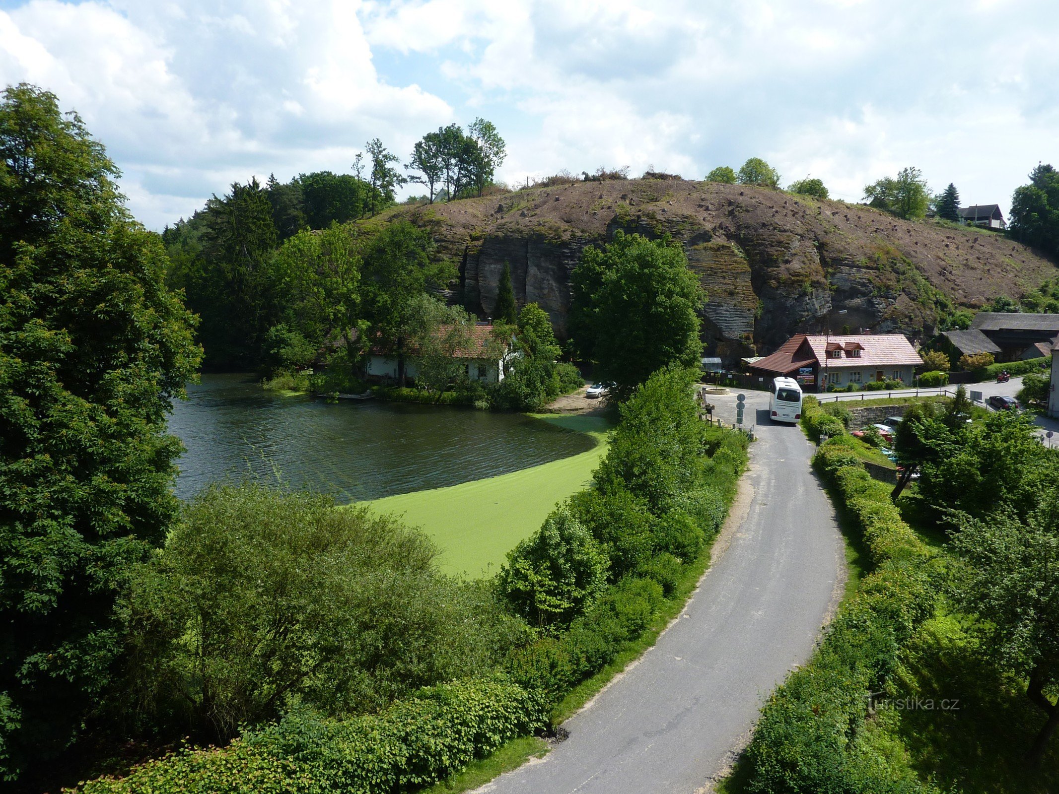 view from the castle