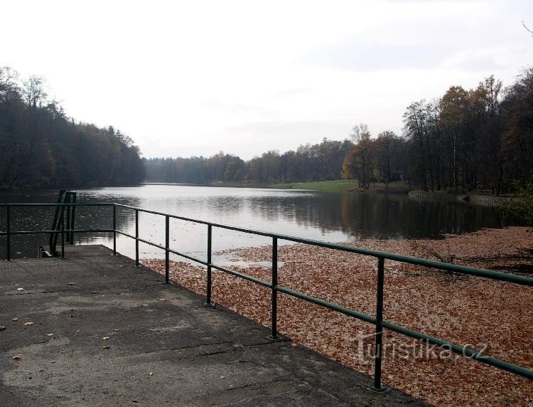 Blick von der Staumauer