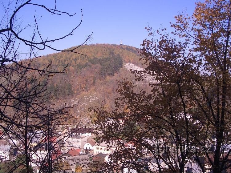 uitzicht vanaf de Šipka-grot