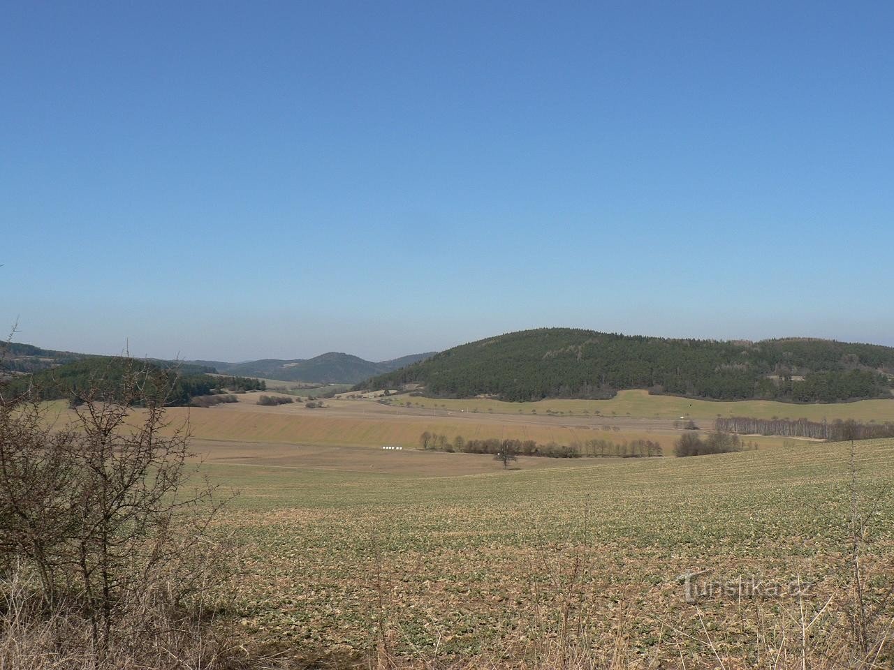 Vue de Kadešice au nord