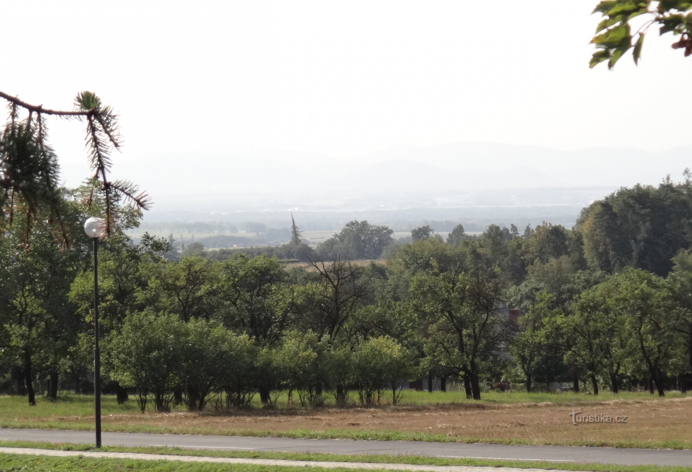 view from the spa