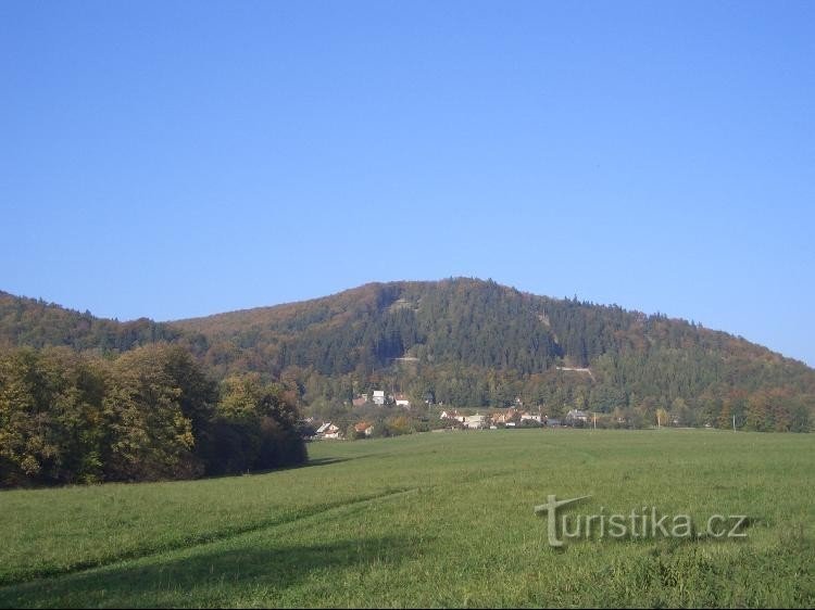 utsikt från Lubinka till Kazničov