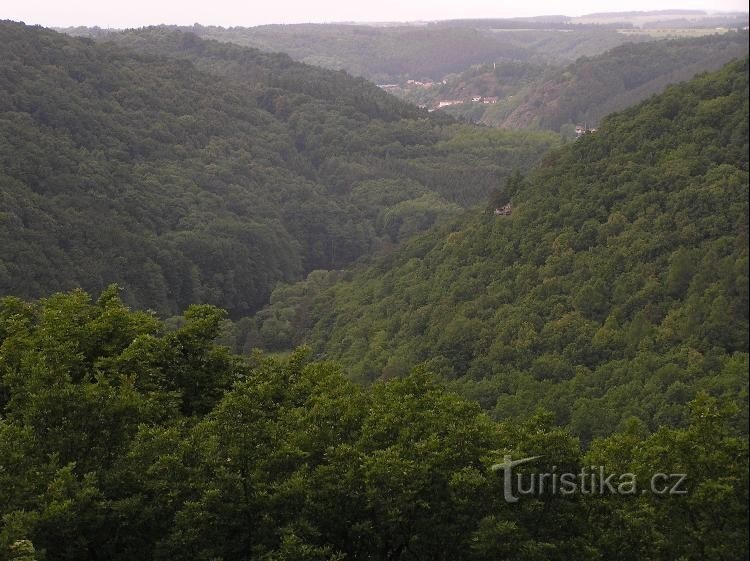 view from the Obelisk to Vranov