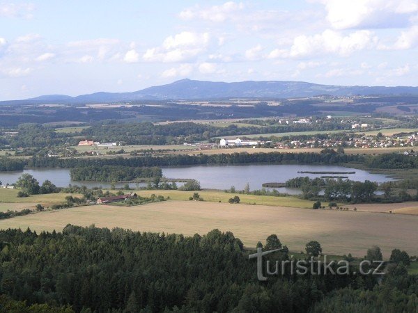 vue depuis les rochers de Příhrazské