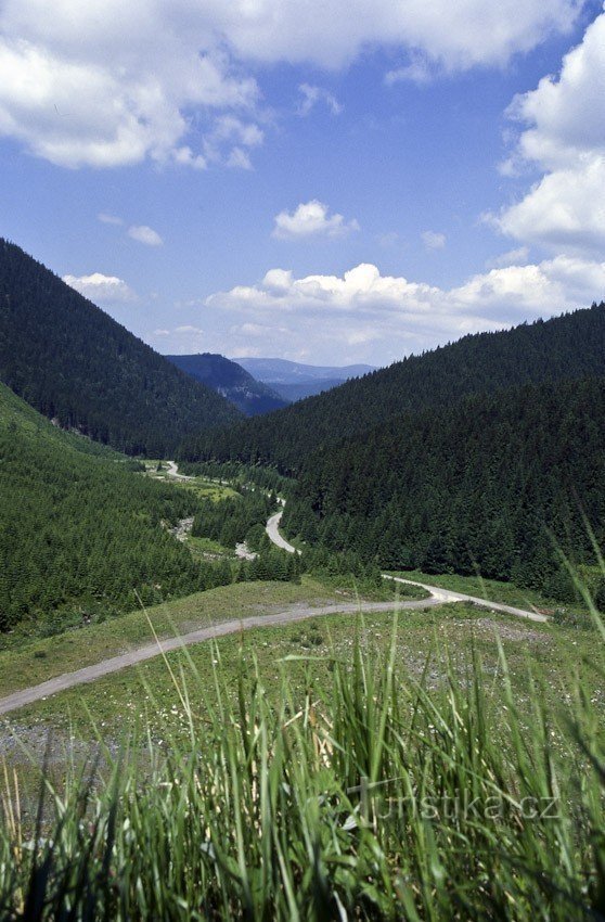 Vista da rocha para a encruzilhada