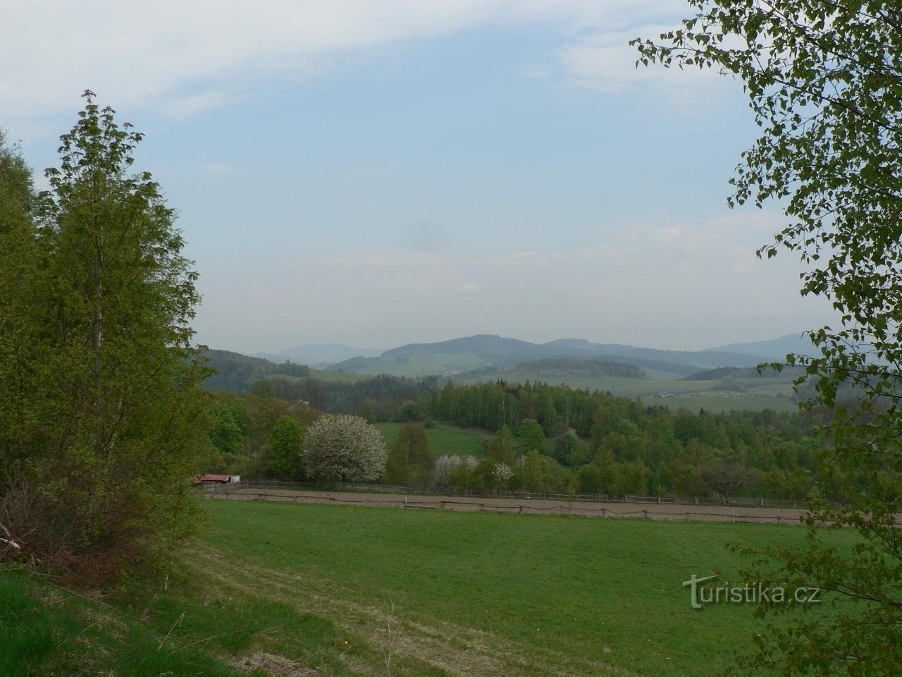 Blick von Velké Radkov nach Norden