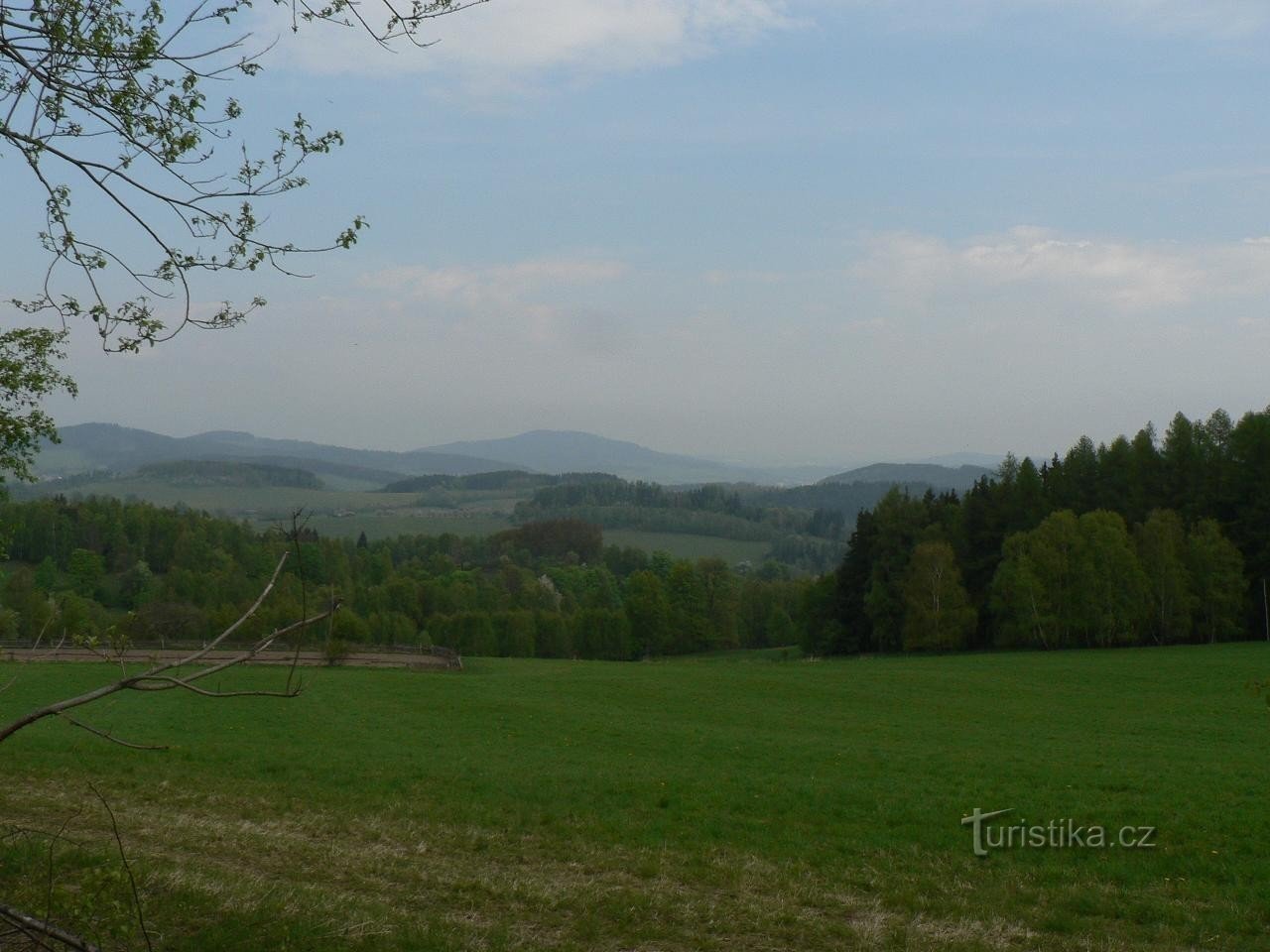 Kilátás Velké Radkovról Svatoborra