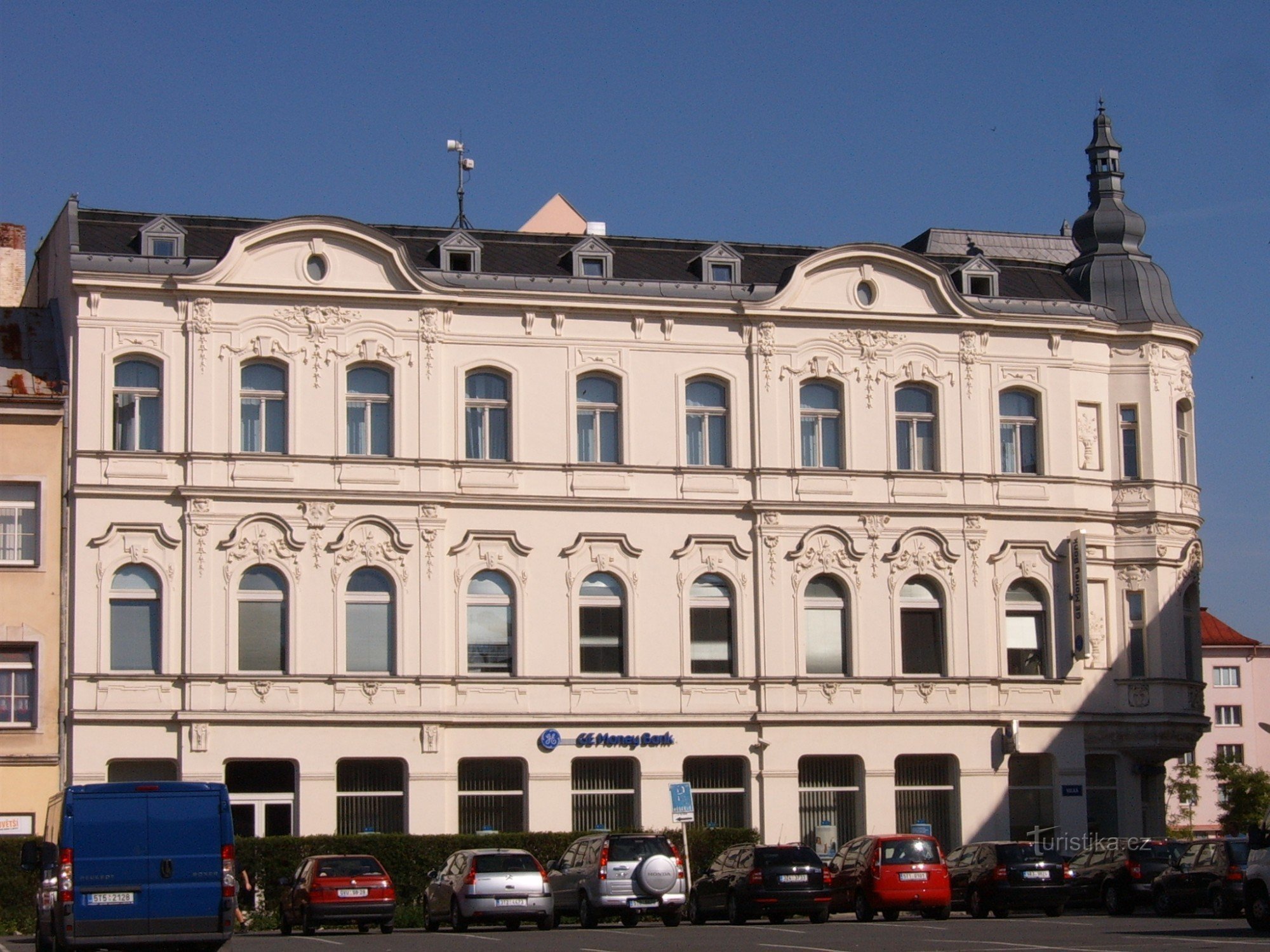 Blick vom Ausstellungszentrum Černá louka