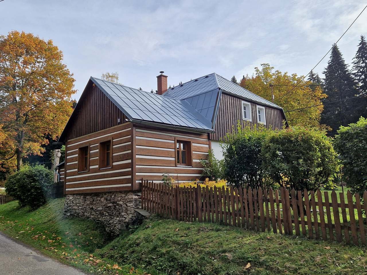 Pohled při příjezdu