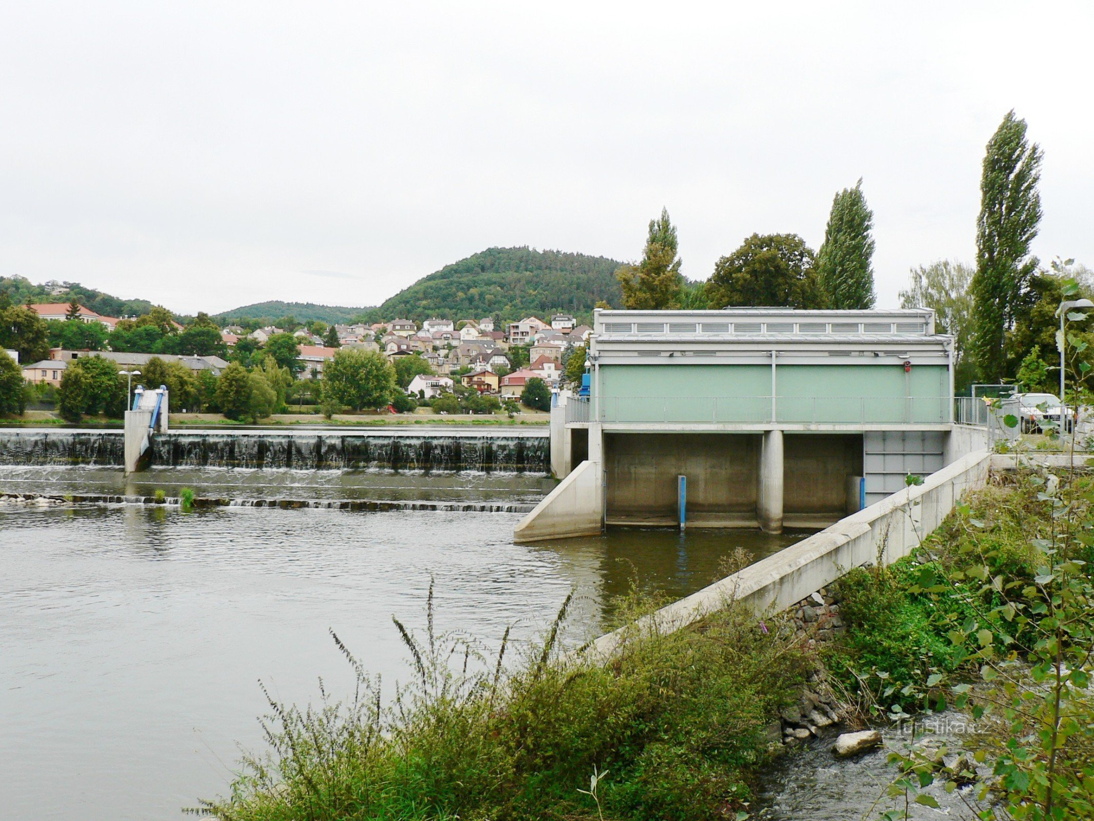 vue en amont de Berounka