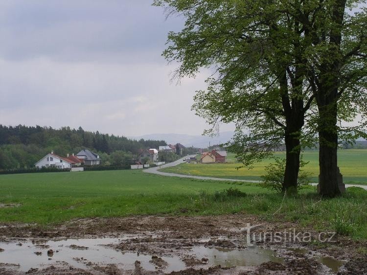 View towards Hvozdna