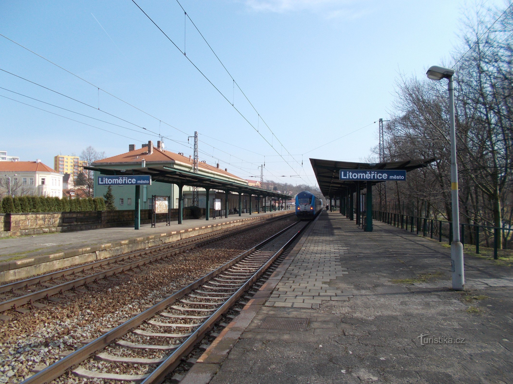 Pohled směr Lysá nad Labem.