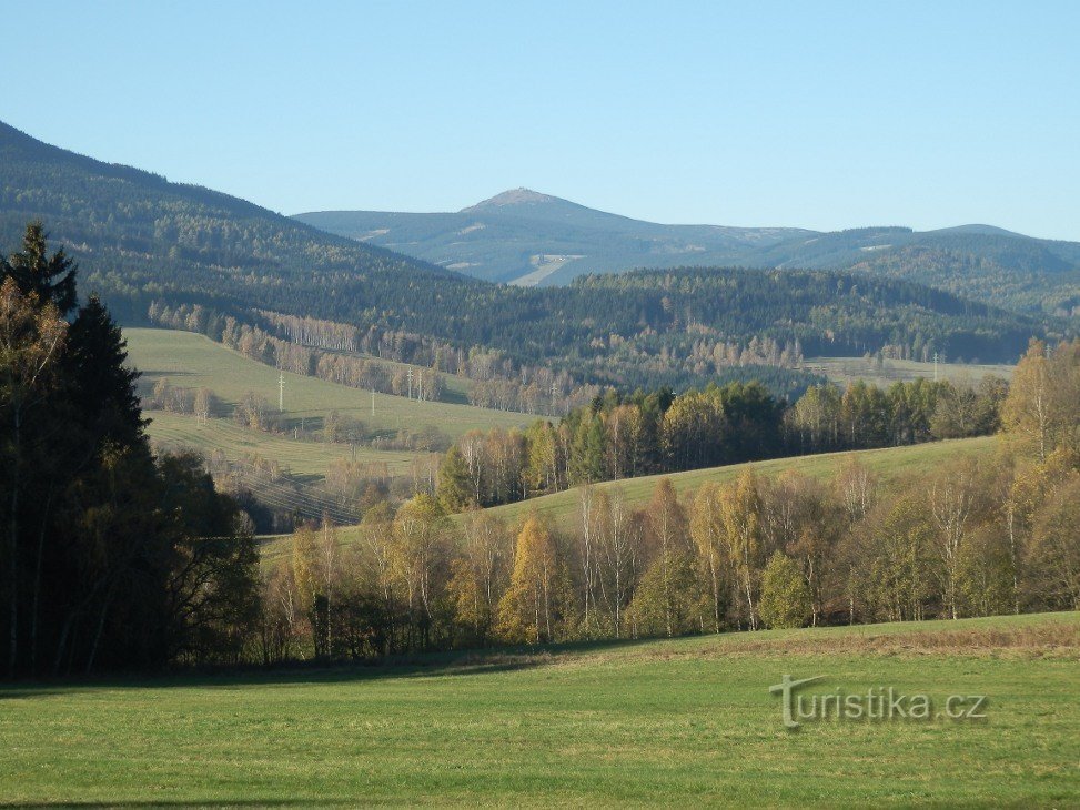 Uitzicht richting Sněžka