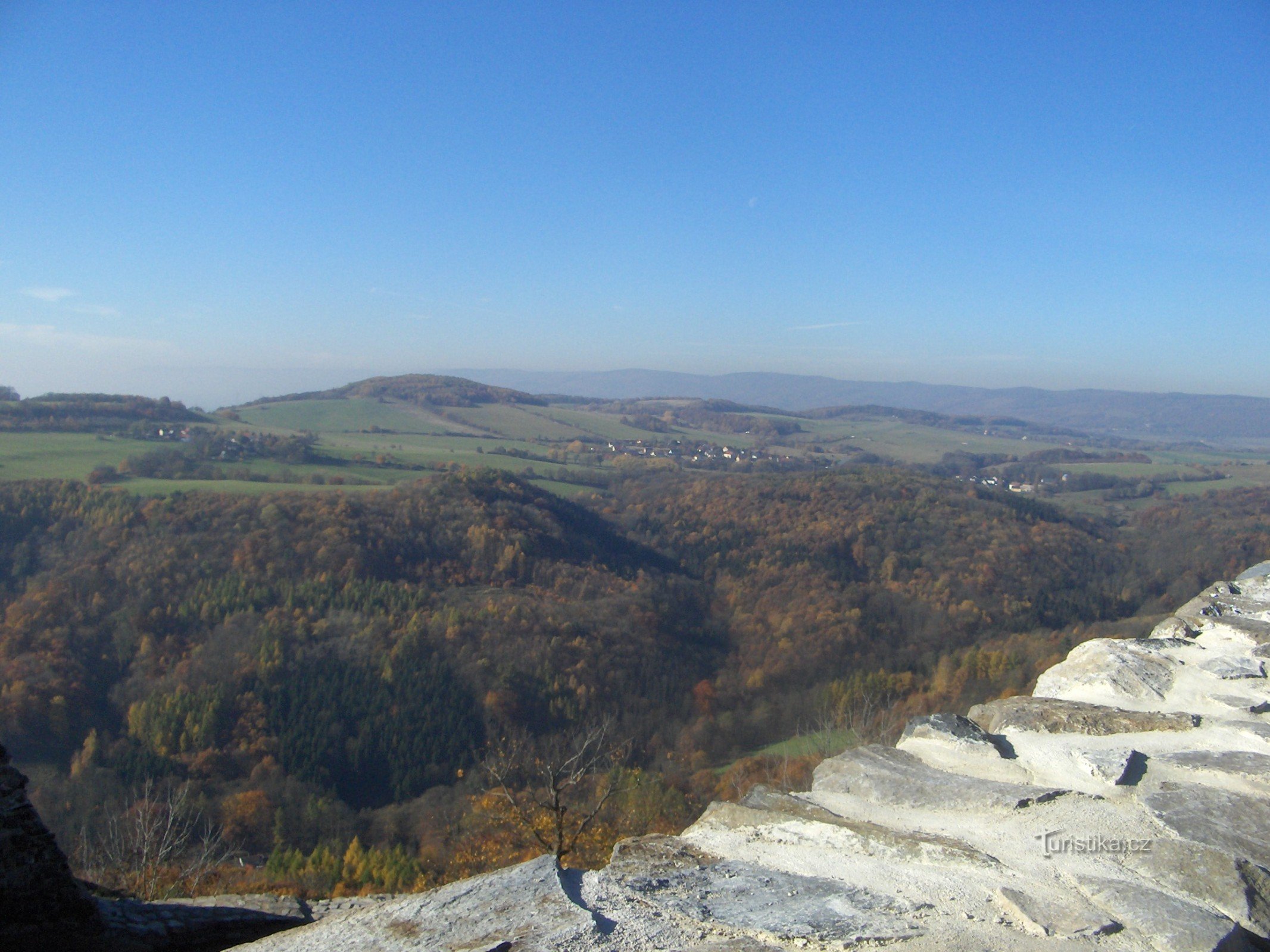 vista hacia Radešín