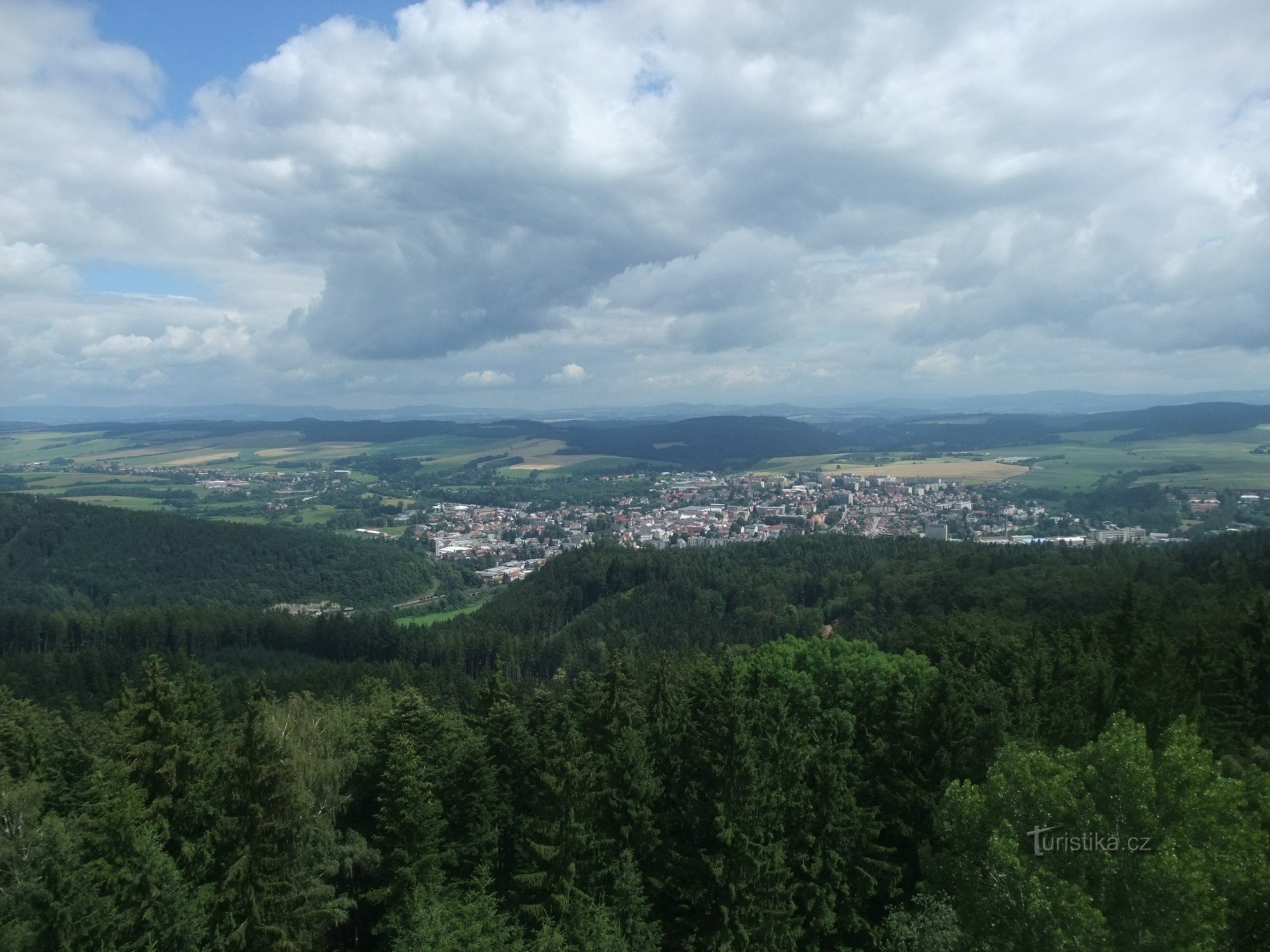 View from Andrlova Chlum