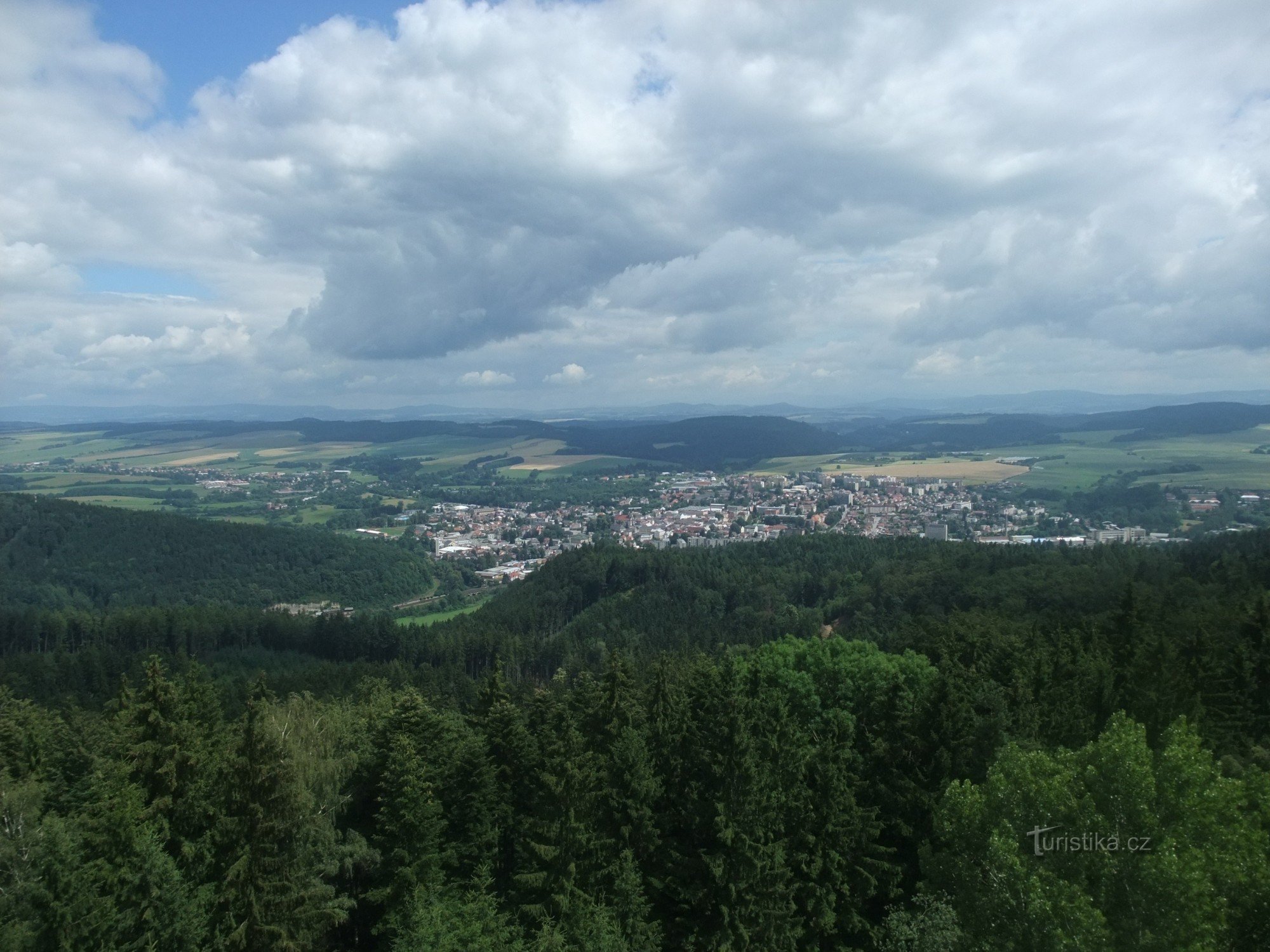 Blick von Andrlova Chlum