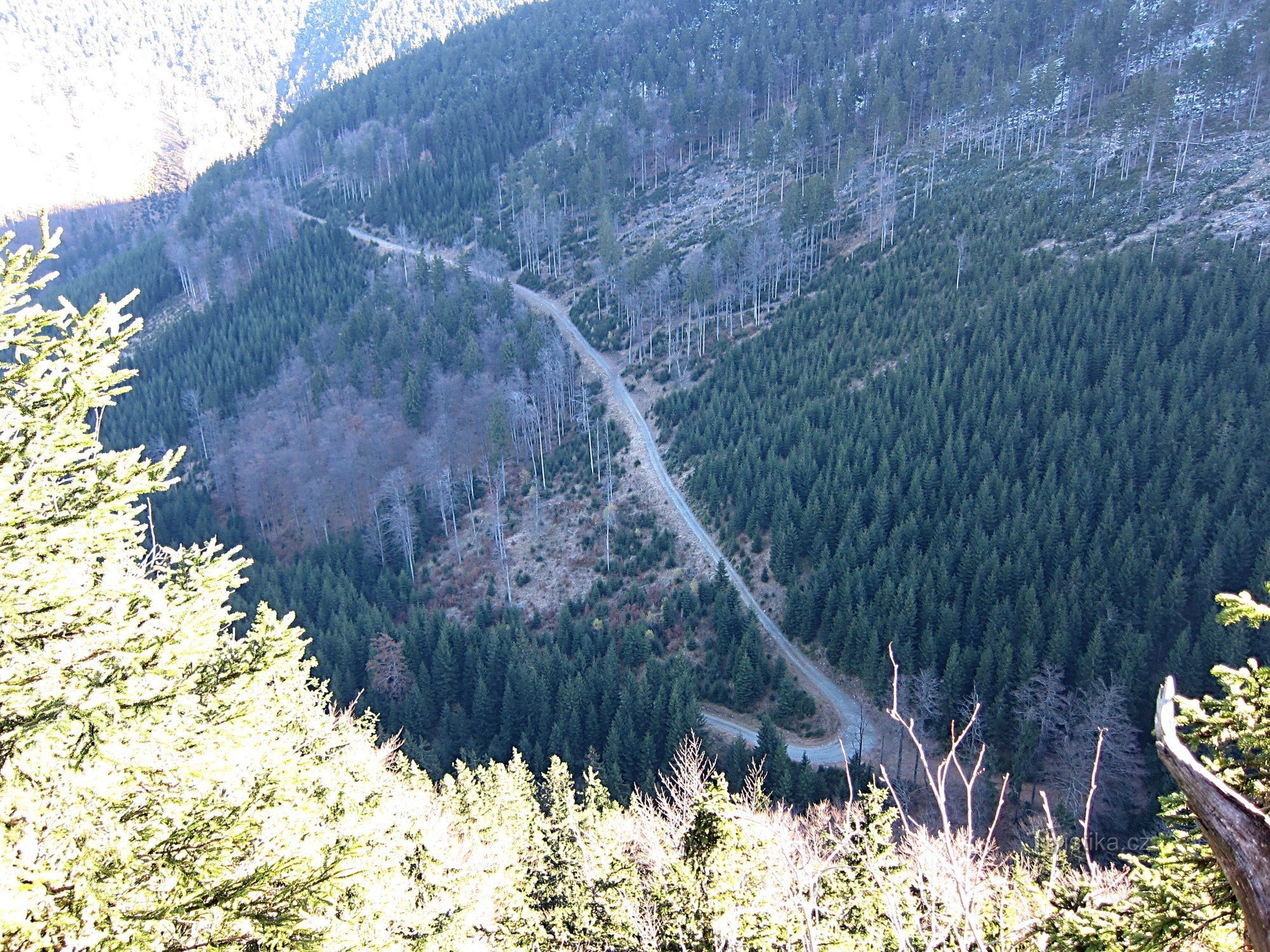 view from the Devil's Wall