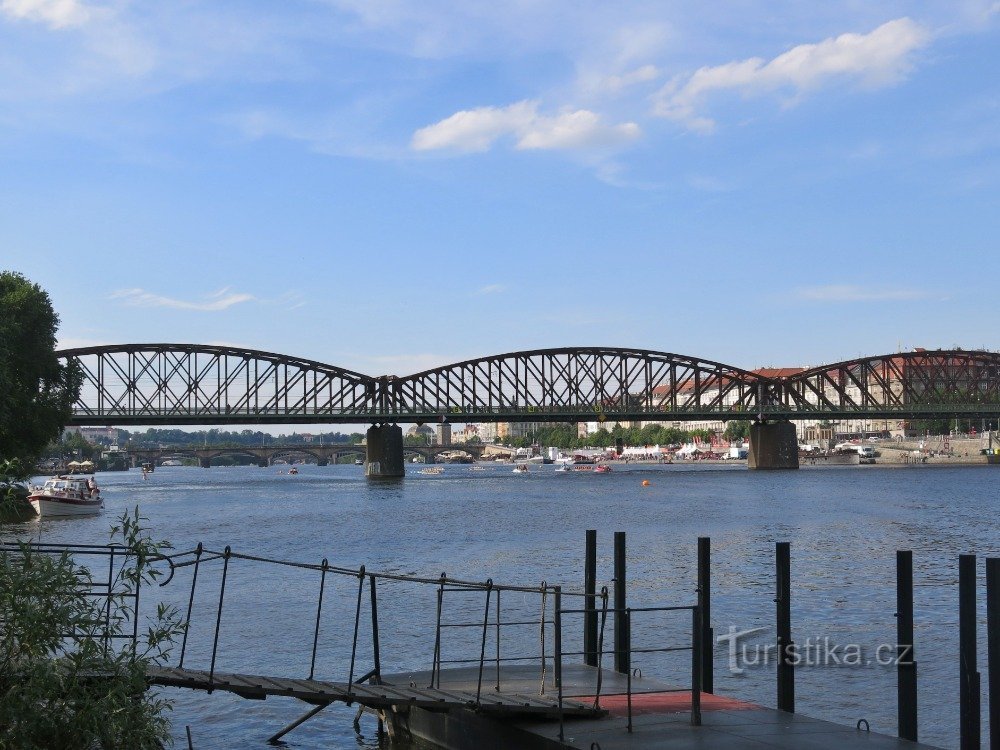 view from Císarska louka