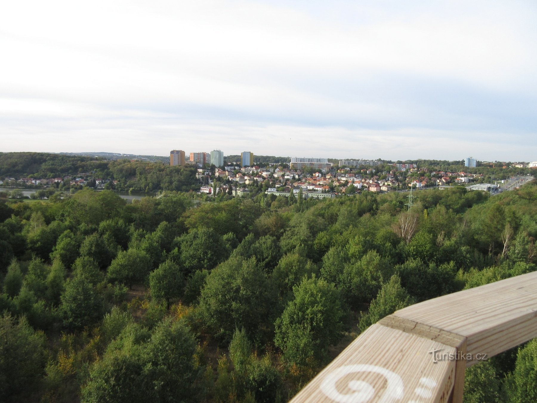 Uitzicht vanaf Doubravka