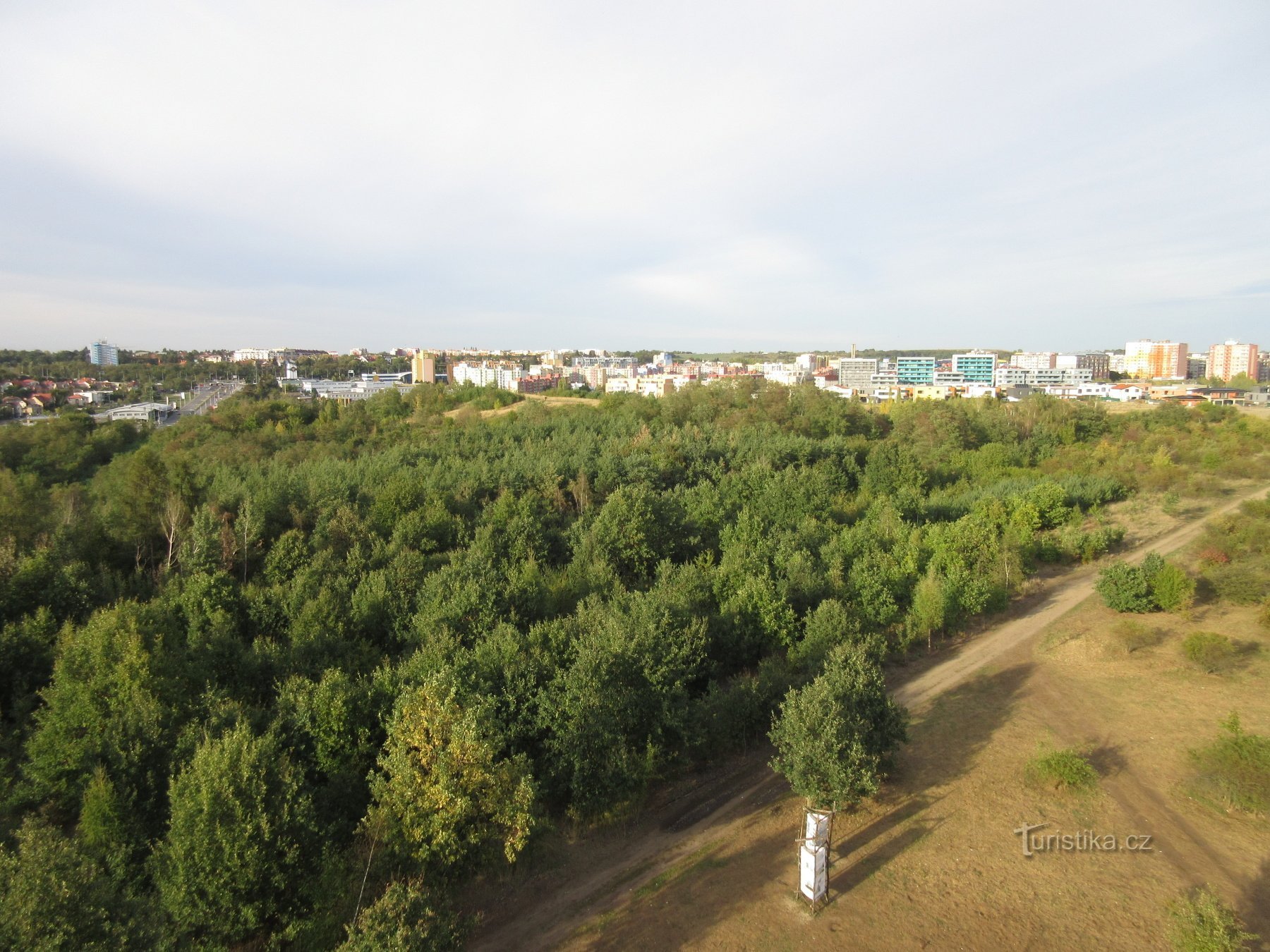 Uitzicht vanaf Doubravka