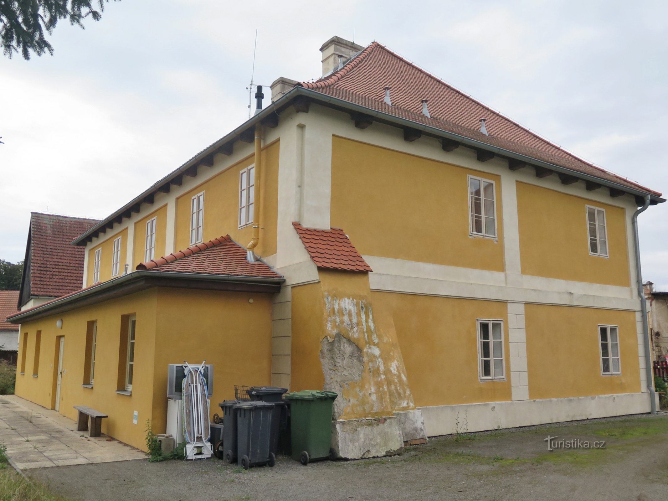 Blick aus dem Pfarrgarten