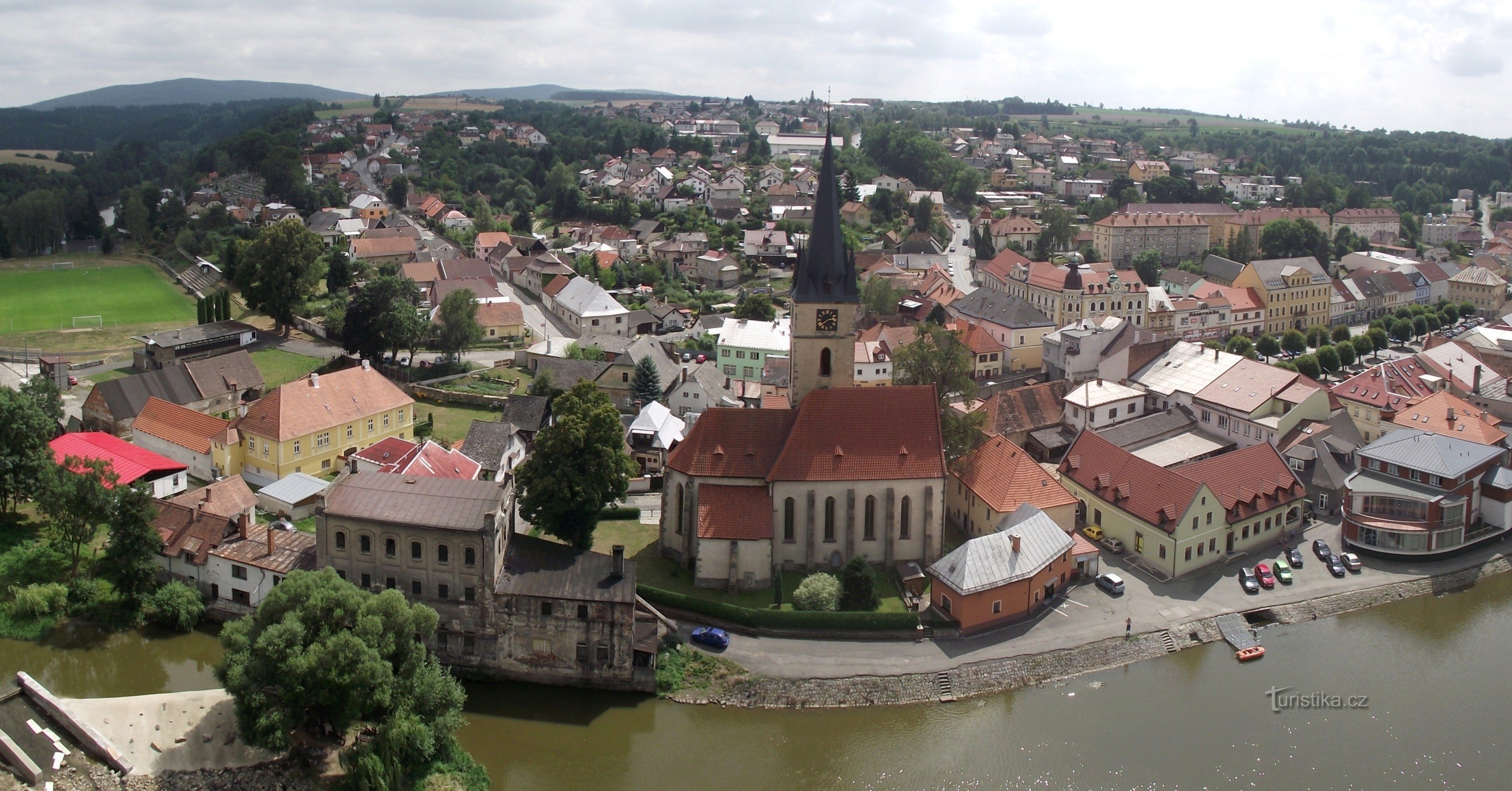 view from the castle