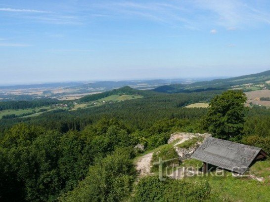 Vista dal castello di Kumburk